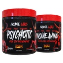 Insane Labz Hellboy Bundle, Psykotisk Hellboy Pre Workout og Insane Amino BCAA, øge muskelmasse, styrke, fokus og inddrivelse tid, Frugt Punch