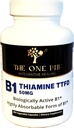 Vitamin B1 Thiamin TTFD, thiamin Tetrahydrofurfuryldisulfid, 50mg- 250Kapsler, Vegan, Non GMO, Ingen kunstige fyldstoffer eller Stearate tilsætningsstoffer.