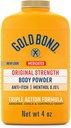 Gold Bond Medicated Original Strength Body Powder, 4 oz., Talc- Free, Anti- Itch, Absorber & Cools