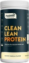 Nuzest - Pea Protein Powder - Clean Lean Protein, Premium Vegan Plant Based Protein Powder, Dairy Free, Gluten Free, GMO Free, Protein Shake, Glat Vanilla, 40 Servere, 2,2 lb