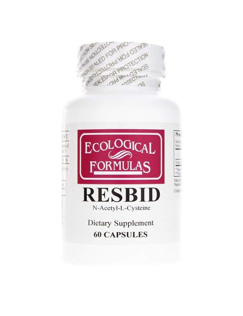 Økologiske formler Resbid 500 Mg, White, 60 Greve