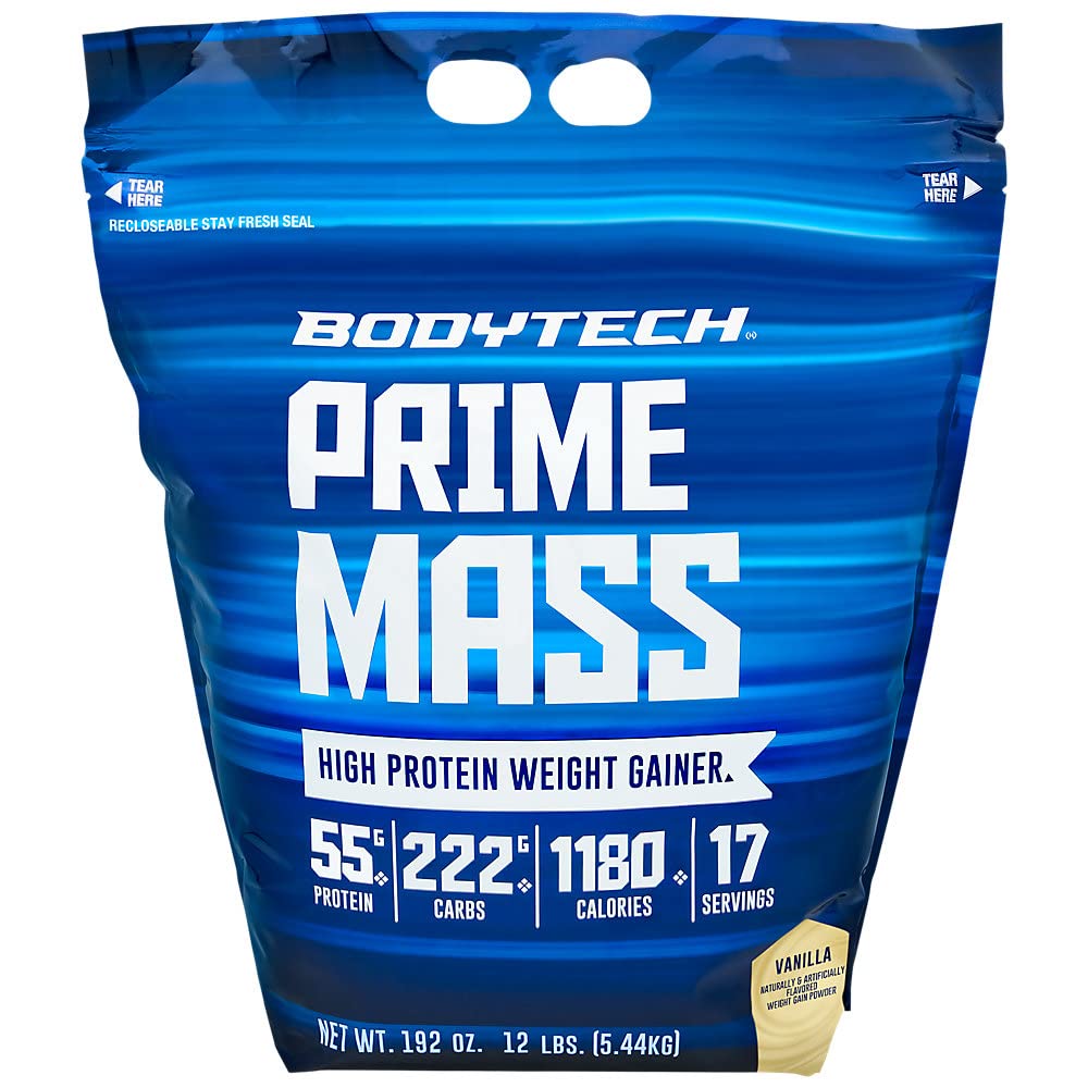 BODYTECH Prime Mass - Vanilla (12 lbs. / 17 Servering)