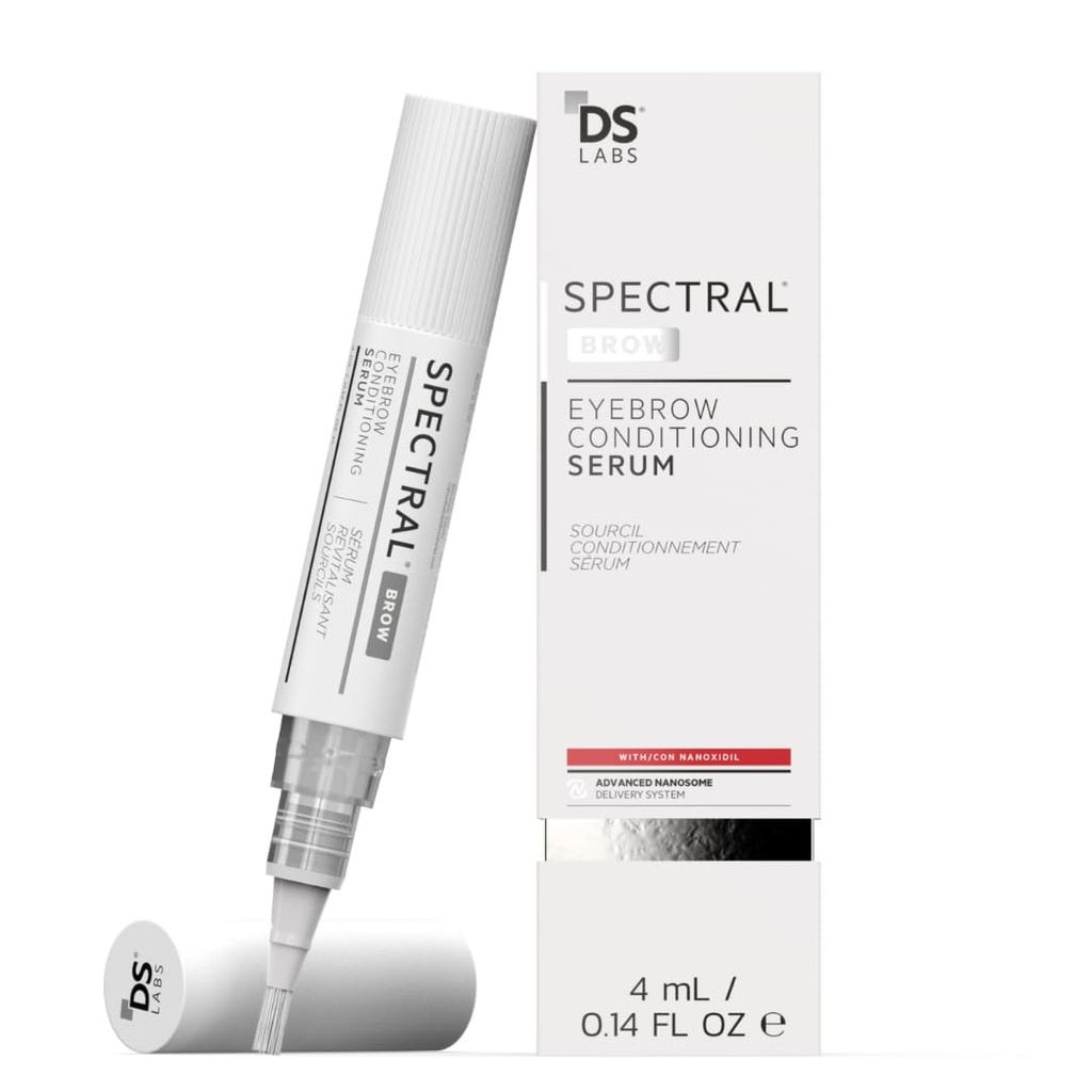 DS Labs Spectral. BROW Eyebrow Conditioning Serum - Understøtter Fuller, Thicker, Looking Brows, med Nanoxidil, Retinol & Hyaluronic Acid, Paraben Free, Sulfate Free, Cruelty Free