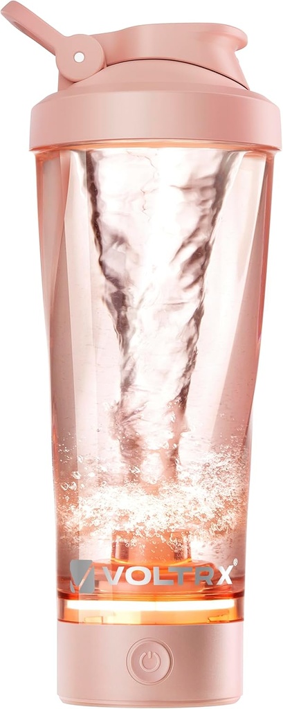 VOLTRX Premium Electric Protein Shaker Flaske, Lavet med Tritan - BPA Free - 24 oz Vortex Portable Mixer Cup / USB Rechargeable Shaker Cups til Protein Shakes
