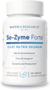 Biotics Research Se- Zyme Forte ™ - Whole Food Selenium Source, Thyroid Gland Function, DNA Production, Kognitiv Health, Potent Antioxidant, 100 tabletter