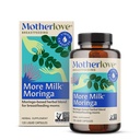 Motherlove More Milk Moringa (120 Capsule Værdi Størrelse) Moringabaseret Amning supplement til støtte Breast Milk Supply - Ikke-GMO, Økologiske urter, Vegan, Kosher