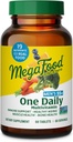MegaFood Herre55 + One Daily - Multivitamin til mænd med vitamin B12, C, D & Zink - Optimal aging & immunforsvar supplement - Vegetarisk - Lavet uden 9 fødevarer allergener - 60 Tabs