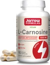 Jarrow Formulas ® L- Carnosine Dipeptid Antioxidant 1000 mg, Kosttilskud, Antioxidant Support til Mitokondriel Sundhed, 90 Veggie Kapsler, Op til 45 Day Supply
