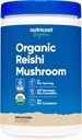 Nutricost Organic Reishi Mushroom Powder 0.5LB (8oz) - USDA Certified 100% Organic, Vegetar, Non- GMO, Gluten Free