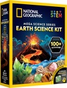 National Geographic STEM Science Kit - 15 + Eksperimenter, Crystal Growing, Volcano Kit, Dig Kits & Gemstones til børn - Eksklusive