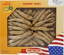 Håndplukket amerikansk Wisconsin Opdrættet Ginseng Root 124; hele 124; hele & lt; i & gt; Opdrættet Wisconsin Amerikansk Ginseng Box (8OZ = 227g / Box)