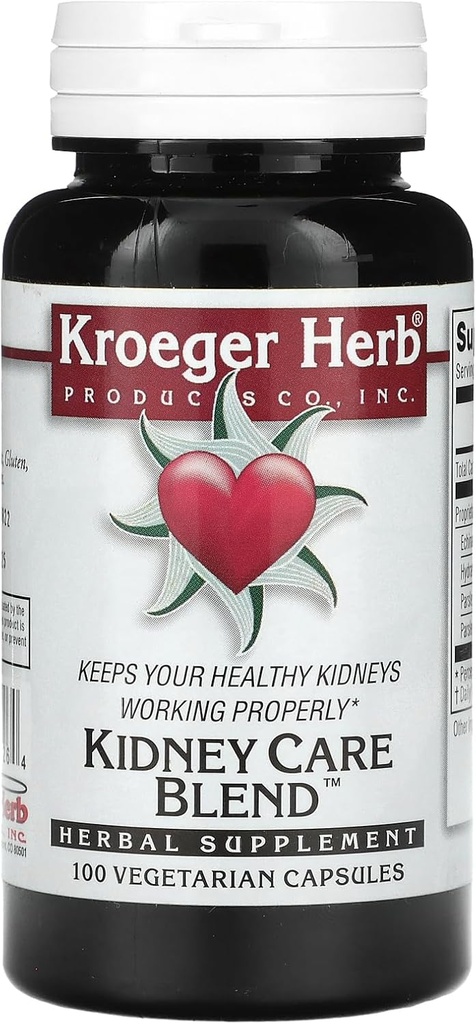 Kroeger Herb Nyrepleje Blend Vegetariske Kapsler, 100 Greve