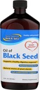 Nordamerikanske Herb & Spice Black Seed Oil - 12 fl. oz. - Kardiovaskulær, fordøjelig & immunforsvar - Indeholder Wild, Mediterranol P73 Oregano Oil - Non-GMO - 72 Total Servering