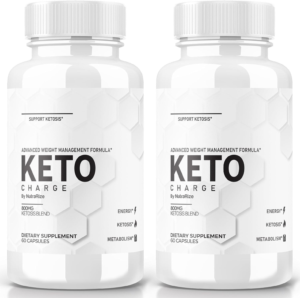 (2 Pack) Keto Charge Kapsler - Keto Charge Kosttilskud til avancerede vægttab, maksimal styrke All- Natural Pills til målretning Belly Fat, KetoCharge Pastillas Anmeldelser (120 Kapsler)
