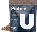 UCAN Energy + Whey Protein Powder - 19g Per Servering med Aminosyrer EAA & BCCA - Keto Protein Powder - Ingen tilsat sukker, Gluten- Free - Kakao - 12 Servere