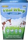 Grass- Fed Whey Protein Powder for immun Vitality, Natural Flavor 2.5lbs (56 Servering), 15g Protein Per Serve, Vital Whey, Clean Holistic, Wellness Nutrition