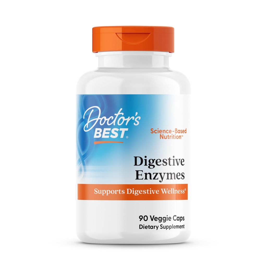 Læger Bedste Digitale Enzymer, understøtter fordøjelse Wellness, Non- GMO, Vegetar 90 Veggie Caps