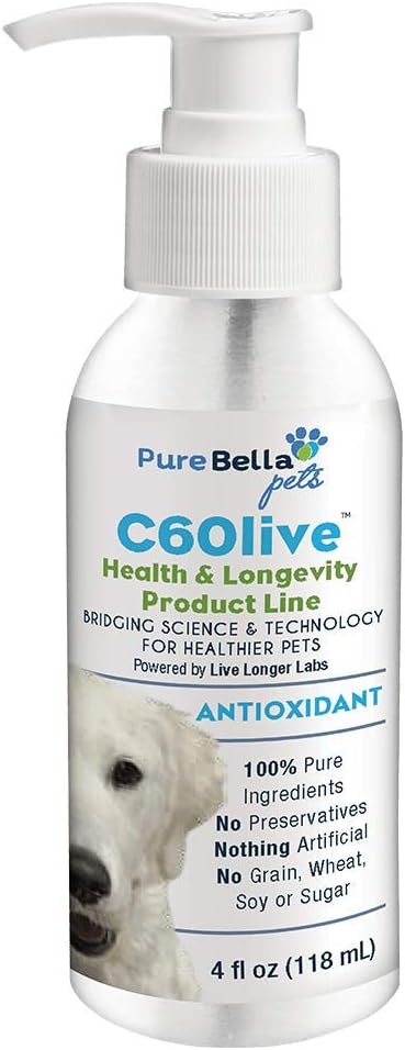 Pure Bella Kæledyr C60 Antioxidant til store Breed Dogs 4oz