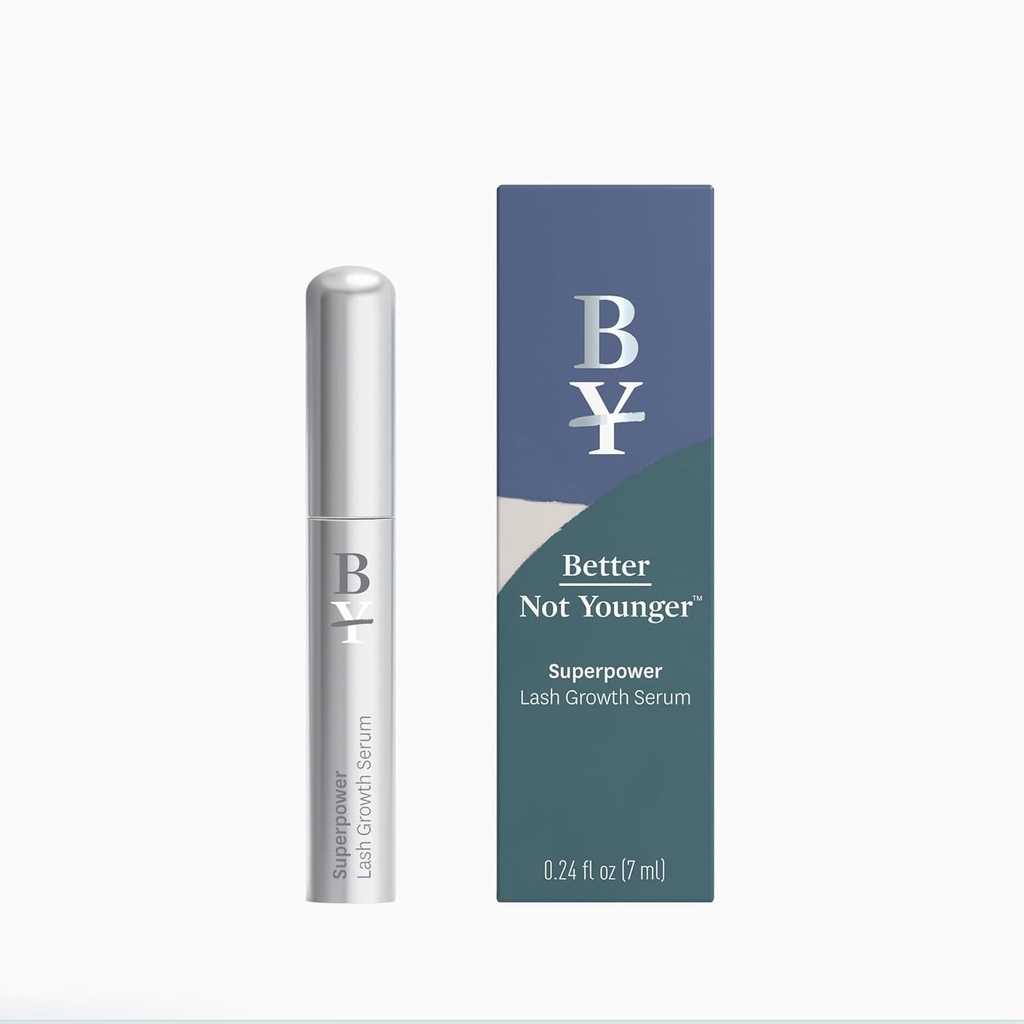 Bedre ikke yngre Superpower Lash Serum (7ml) Lash Conditioner med Peptider, Vitamin & Næringsstoffer - Forbedret Serum til Thicker, Fuller og Længere Lash - Cruelty- Free