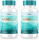 (2 Pack) AeroSlim kapsler - AeroSlim Kosttilskud til avanceret vægttab, maksimal styrke All- Natural Pills for Targeting Belly Fat, Weight Management Formel, Aero Slim (120 Kapsler)