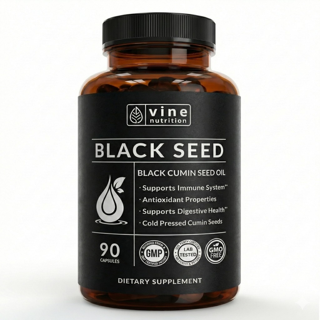 Black Seed Oil Capsules - Nigella Sativa - immunforsvar supplement bløde geler - kold presset antioxidant vegetar Black Cumin piller - 500 milligram Made in The USA