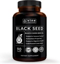 Black Seed Oil Capsules - Nigella Sativa - immunforsvar supplement bløde geler - kold presset antioxidant vegetar Black Cumin piller - 500 milligram Made in The USA