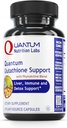 QNL Glutathione Support - Glutathion kapsler til voksne - Organisk antioxidant, lever & immunforsvar supplement - Understøtter øje sundhed - 60 Plant- kilde kapsler