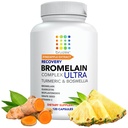 Bruizex Ultra Bromelain og Quercetin Bruizing Relief Supplement, 120 Kapsler Note 124; Bruized Skin, Trauma Inddrivelse og Hævelse Kirurgi Kosttilskud