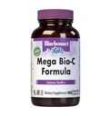 Bluebonnet Nutrition Mega Bio- C Formel Vegetabilske kapsler, Højpotens Buffered C Vitamin C, for immunforsvar, Soja Free, Gluten Free, Non- GMO, Kosher, Dairy Free, Vegan, 180 Greve