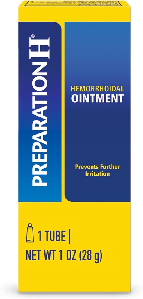 FORBEREDELSE H Hæmorroide Symptomer Behandling Salve, kløen, brænding & besvær Relief, Tube (2.0 Ounce)