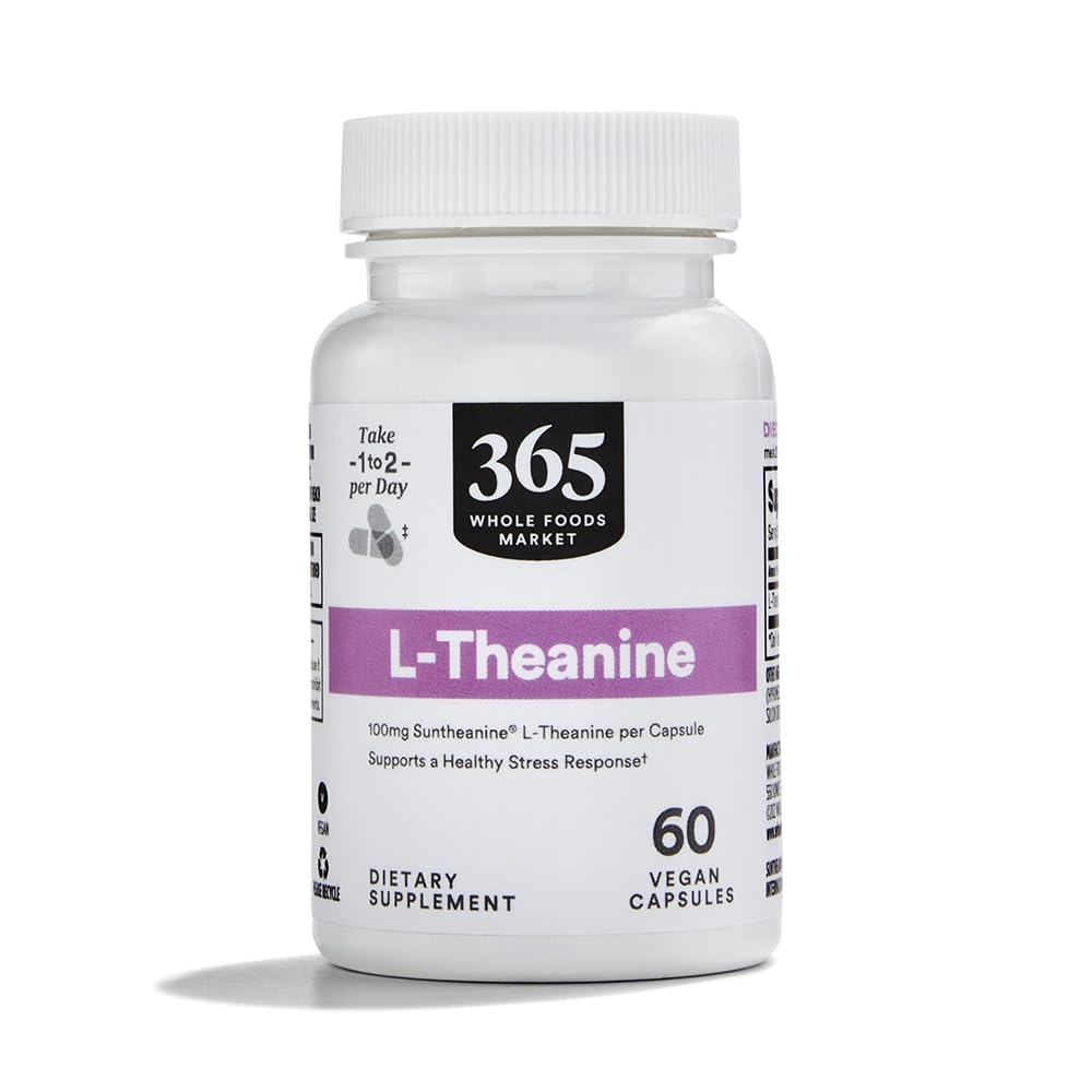 Hele fødevaremarkedet, L- Theanine 100 MCG 60 CT