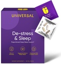 De- Stress & Sleep Supplement - 10-in-1 Natural Sleep Aid til voksne, Daglig Multivitamin med Magnesium, Melatonin, Ashwagandha, L Theanine, Valerian Root, Sleeping Pills til mænd og kvinder, 30 Pack