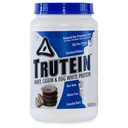 Krop Nutrition Trutein High Protein Powder: 45% Whey, 45% Casein, 10% Egg White, Gluten- Free, Lavnatrium, Græs Fed Whey Protein Powder, Gym Supplement & Breakfast Shake, Chokolade Peanut Butter, 2lb