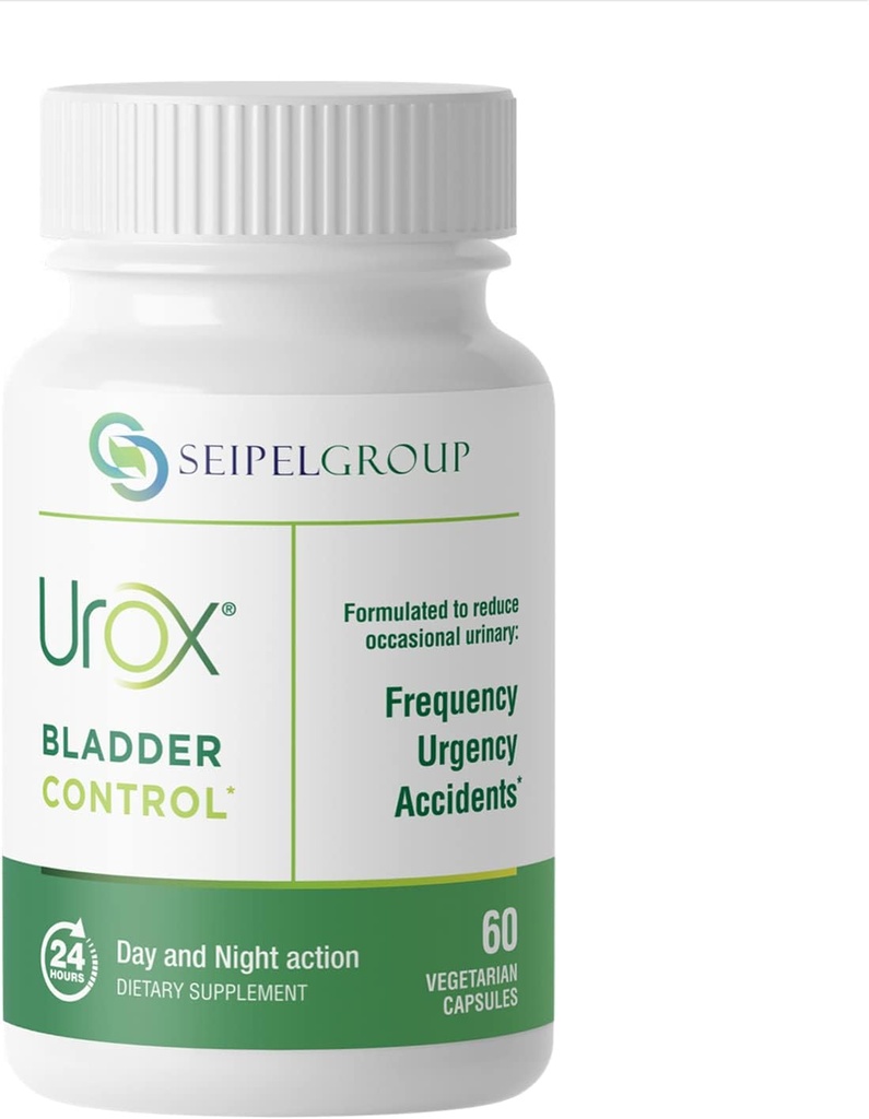 Blogen Control, Sikker og effektiv Blog Support til mænd og kvinder, Hjælper med at reducere Urinudsivning, Inkontinens, Frekvens, Hastighed, Night Trips til Badeværelse - 60 Vegetariske kapsler