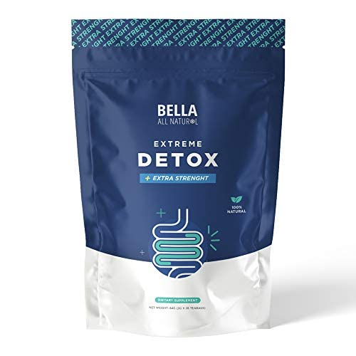 Bella Alle naturlige ekstreme Detox Tea - Kropslæde, Colon Cleanser & Detox, Natururter, 3.17 Ounce
