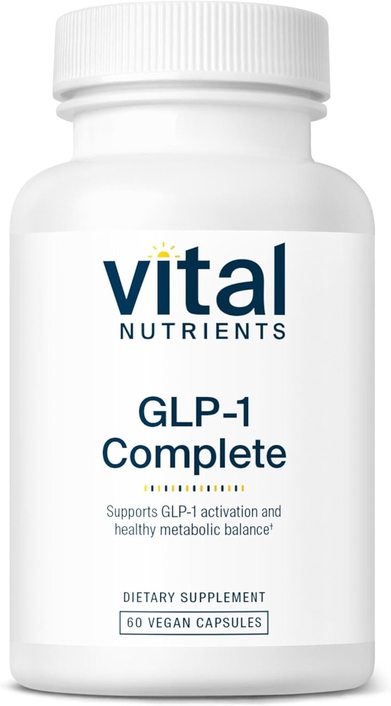 Vital Nutrients GLP-1 Komplet BR4; GLP-1 Probiotisk, Prebiotic, Postbiotic + Hums Extract DB124; Fastvirkende GLP-1 Aktivatorer Hjælper Curb Cravings
