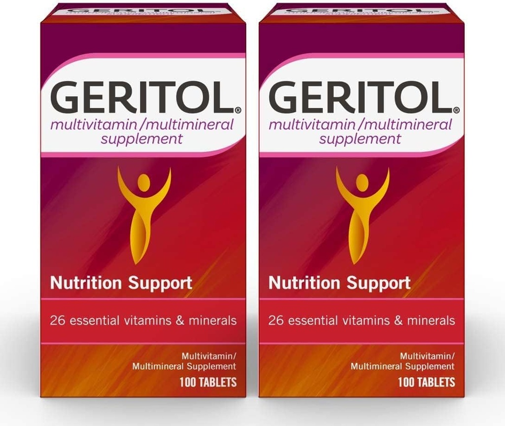 Geritol Multivitamin Tablets 100 TB - (pakke med 2)