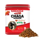 Nutridom Canadian Chaga Mushroom Tea Grind, Småsten, Wild- Hartered, Hånd- Picked, 160 g