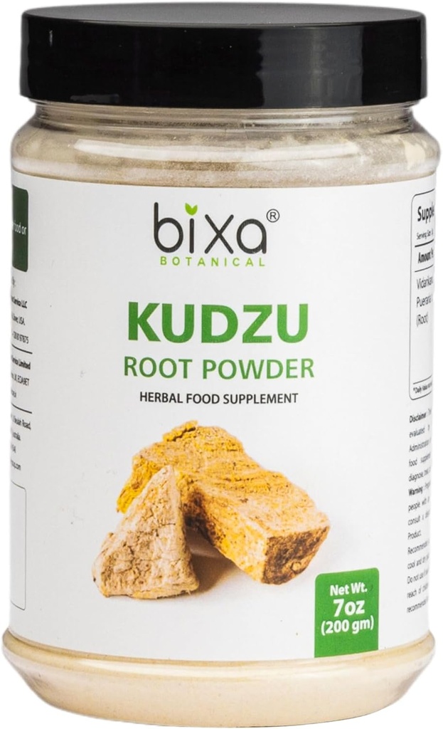 bixa BOTANIic Indian Kudzu Root Powder (Pueraria tuberosa / Vidarikand) Ayurvedic Natural Herbal Supplement - 7 Oz (200g)