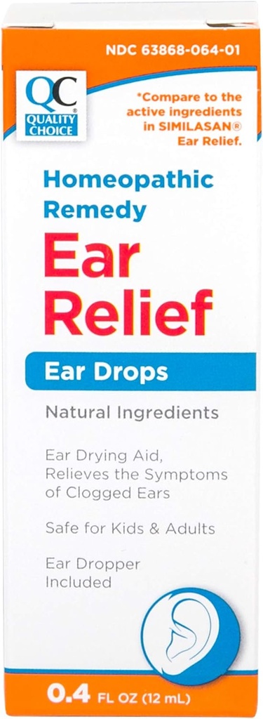 Quality Choice Homøopatisk Ear Relief Drops 0,4 FL oz (9)