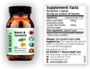 DR WAKDEs Neem & gurkemeje; 124; 60 Veg Caps • 124; Ayurvedic Supplement • 124; Vegan • 124; 100% Herbal • 124; Mængde Rabatter • 124; Samme dag Dispatch