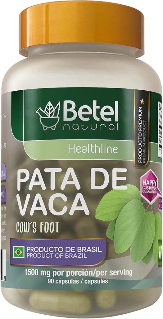 Betel Natural Pata de Vaca (Cows Foot Herb) Natural Superfood fra Brasilien - 1500 mg Per Serving