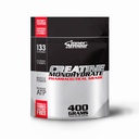 Mikroniseret Creatin monohydrat pulver - øge muskelstyrke & udholdenhed - hurtig opløsning, Flavor- Free, Vegan Fitness Supplement, Keto Friendly - 400 gr eller 133 Servere