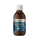 Dr. Mercola Wild fanget Alaska Cod Lever Oil, 6.8 Fl. Oz. (200 ml), 40 Servere, 1.000 mg Omega- 3s Per Servering, Kosttilskud, Understøtter hjerne og kognitiv funktion, Non-GMO, MSC Certified