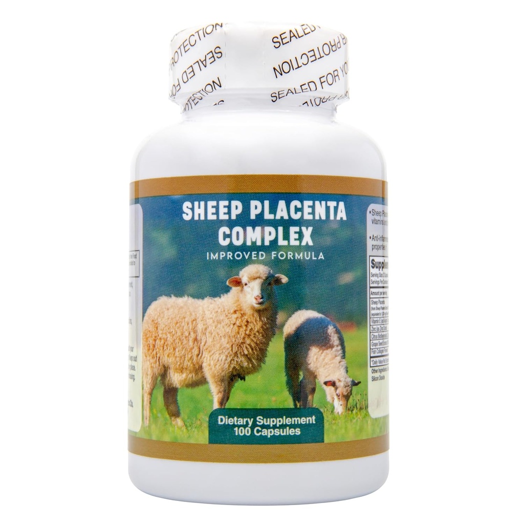 Fåreplacenta kompleks (100 kapsler)