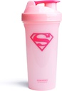Smartshake Lite Justice League Protein Shaker Flaske 800ml - DC Comics Vandflaske, Bladsikker BPA Free Gym Shaker og Protein Powder (Supergirl)