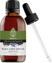 Teliaoils Black Seed Cumin Oil, 100% Pure, Natural, Cold Pressed, Rich in Omega-3 & Omega- 6 fedtsyrer & Polyphenoler Premium Grade, For hud, negle & hår, en fremragende antioxidant