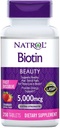 Biotin 5000 mcg., 250 Fast Opløs tabletter