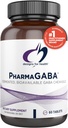 Design for sundhed Chewable GABA - 200mg PharmaGABA Chewables, Gæret + Biotilgængelig GABA supplement til støtte rolig - ikke-GMO + Gluten Free (60 tabletter)